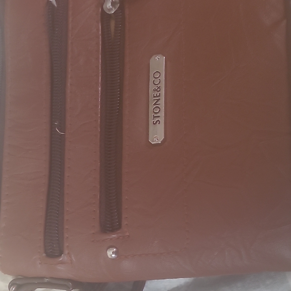 Stone & Co. Tan Leather Shoulder Bag
